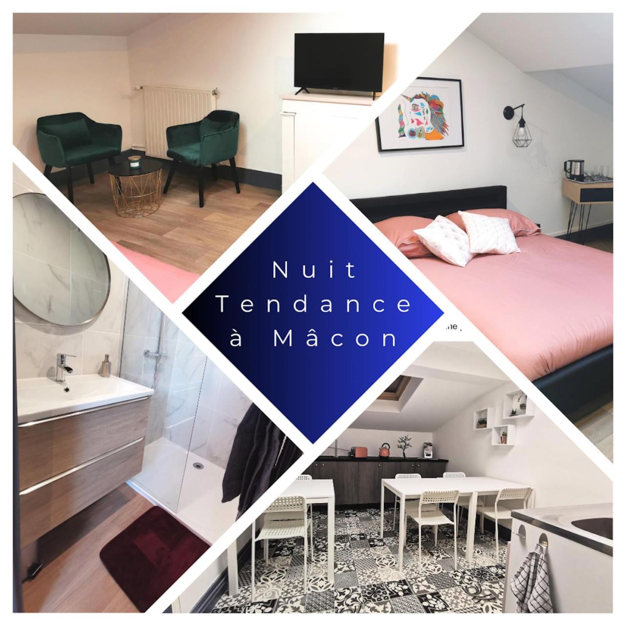 Logement - Nuit Tendance Centre Ville De Macon H エクステリア 写真